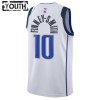 Dallas Mavericks Dorian Finney-Smith 10 Nike 2022-23 Association Edition Valkoinen Lasten Pelipaidat Swingman